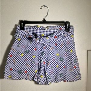 Zara girls printed short